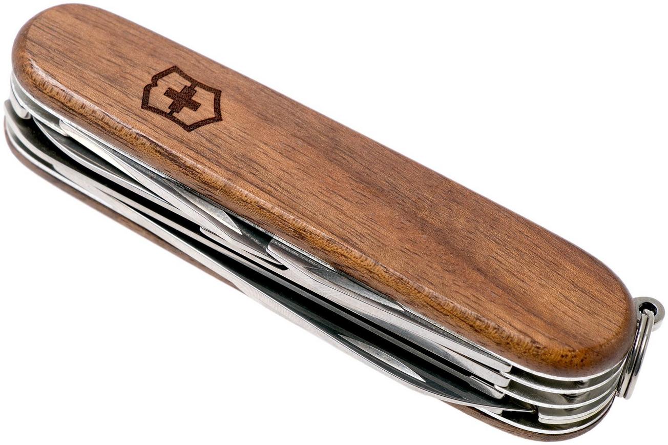 Victorinox Huntsman hout 1.3711.63 Zwitsers zakmes