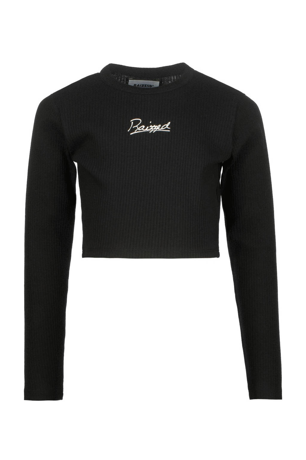Raizzed longsleeve Carli met tekst zwart
