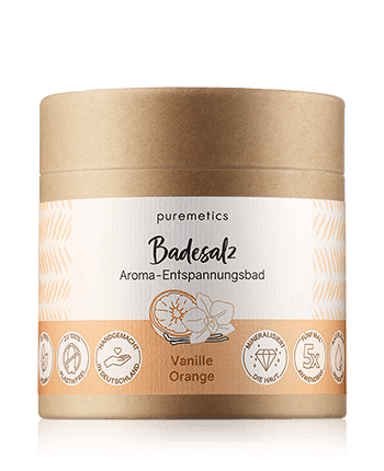 puremetics Lichaamsverzorging Badesalz Vanille Orange 400g