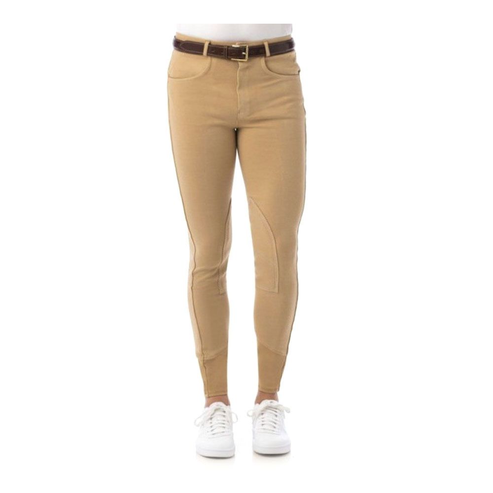 Equitheme PRO - Pantalon fond de peau Homme taupe