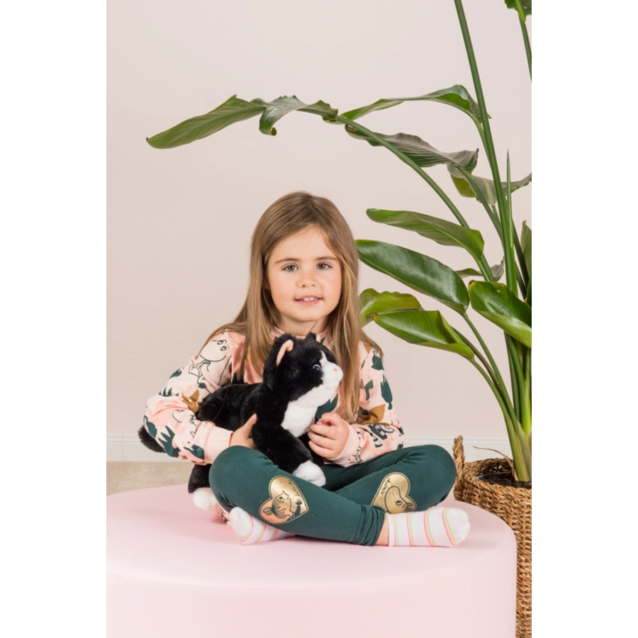 Teddy HERMANN® Schlenkerkatze schwarz 30 cm