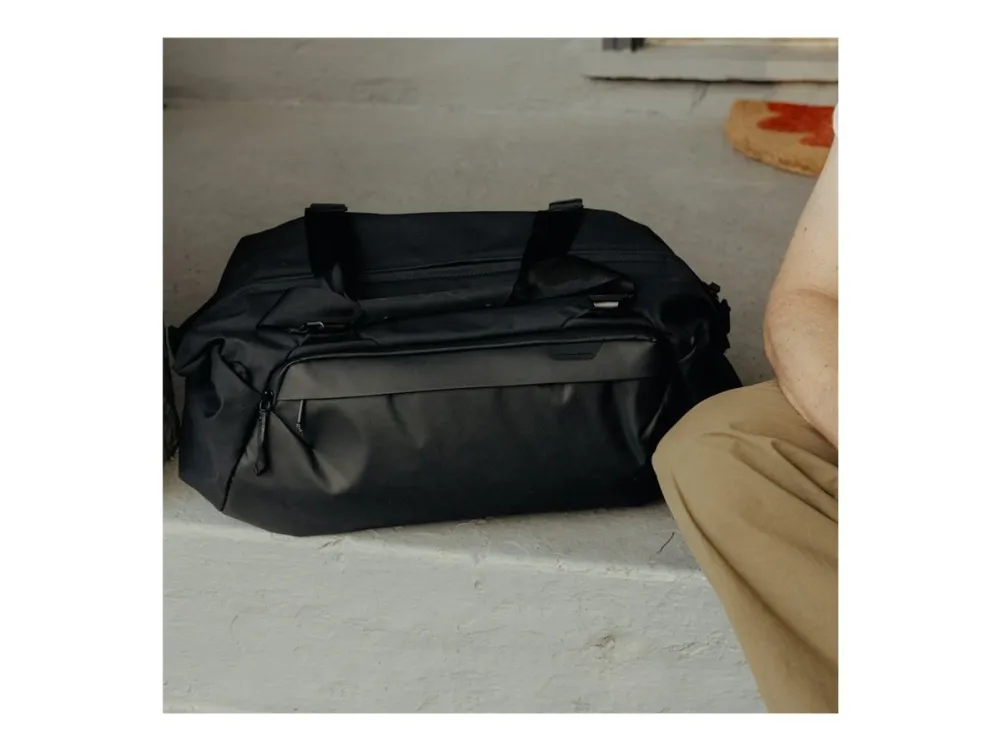 Peak Design Travel - Køjesæk - 50 L - 600D nylon løsningsfarvet, 900D bundforing, ultrahøj molekulærvægt polyetylenstof - sort