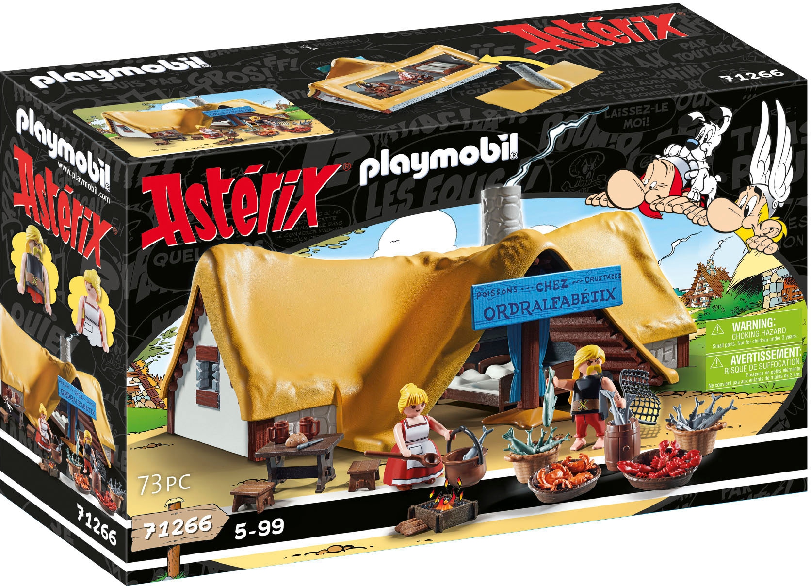 Playmobil® Konstruktions-Spielset »Hütte des Verleihnix (71266), Asterix« Made in Germany