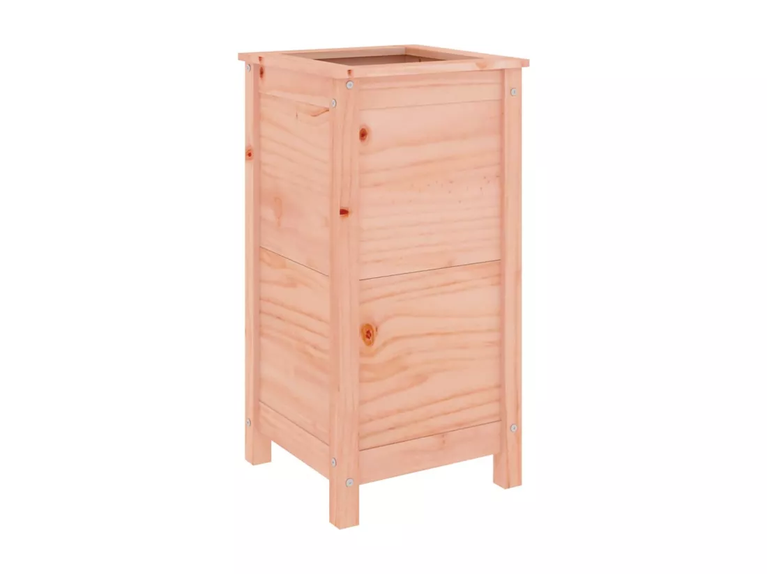 Jardinière bac lit surélevé bois marron 40 x 40 x 78 cm 02_0037583