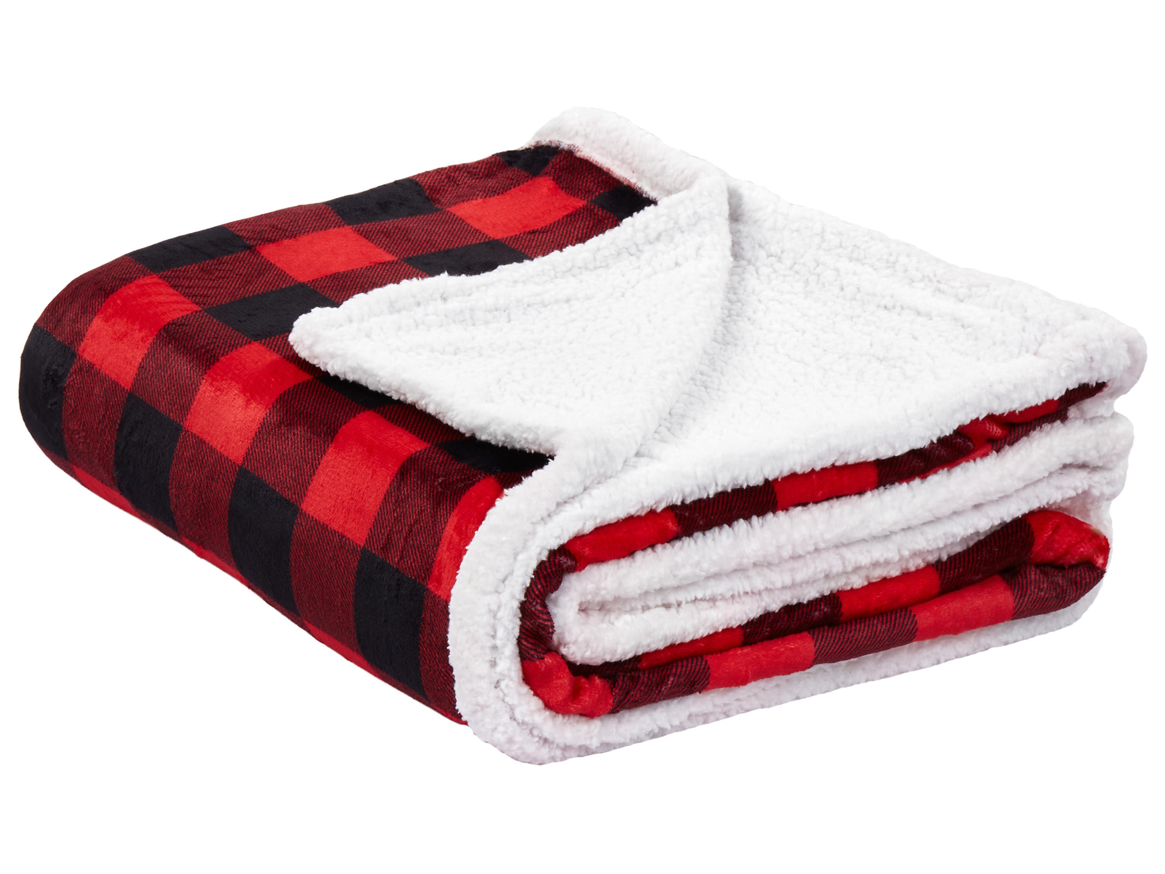 Plaid LIQUORICE 150 x 200 cm Rood