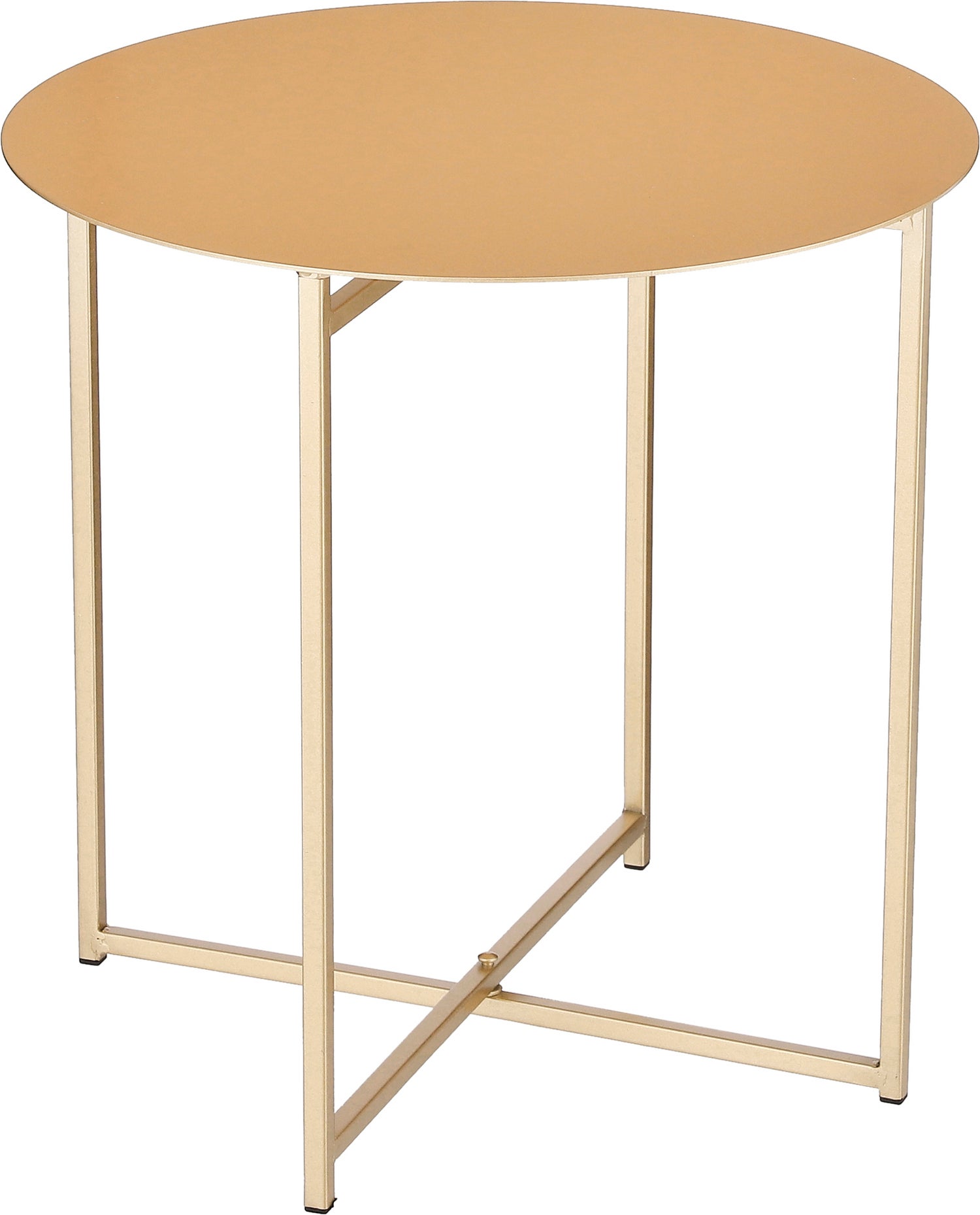 Mica Decorations bijzettafel Mikki goud D 40 H 40 cm
