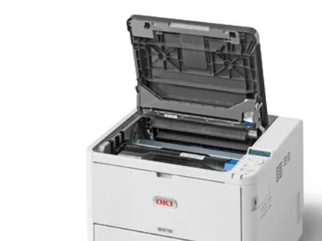 OKI B512dn - Printer - S/H - Duplex - LED - A4/Legal - 1200 x 1200 dpi - op til 45 spm - kapacitet: 630 ark - USB 2.0, Gigabit LAN