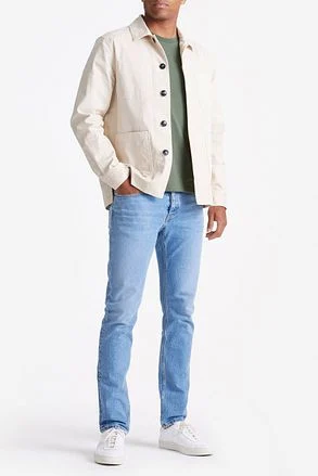 King Essentials The Benjamin Overshirt Ecru KM111080011-N000T kopen