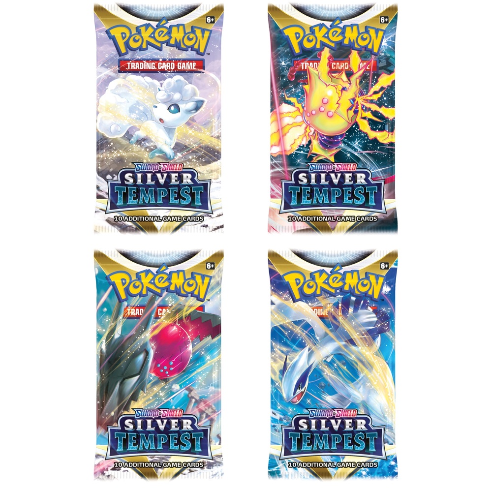 Pokémon-Sammelkartenspiel: Schwert & Schild 12 Silbernes Sturm-Boosterpack-Sortiment