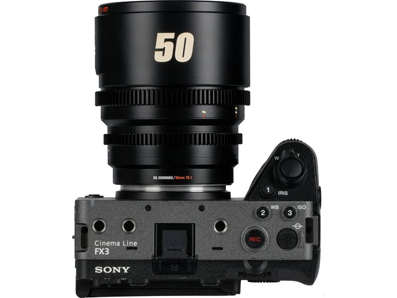 7Artisans Festbrennweite 50mm T/2.1 – Sony E-Mount Kompaktes, leichtes Objektiv für Kameras mit Super35-Sensoren