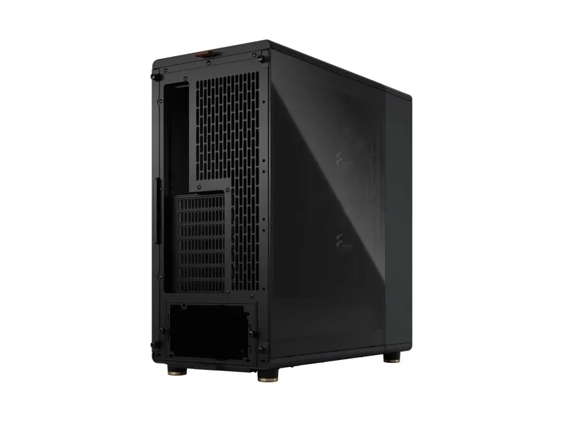 Fractal Design North - Mid tower - ATX - sidepanel med vindue (tonet glas) - ingen strømforsyning (ATX) - charcoal black - USB/Lyd