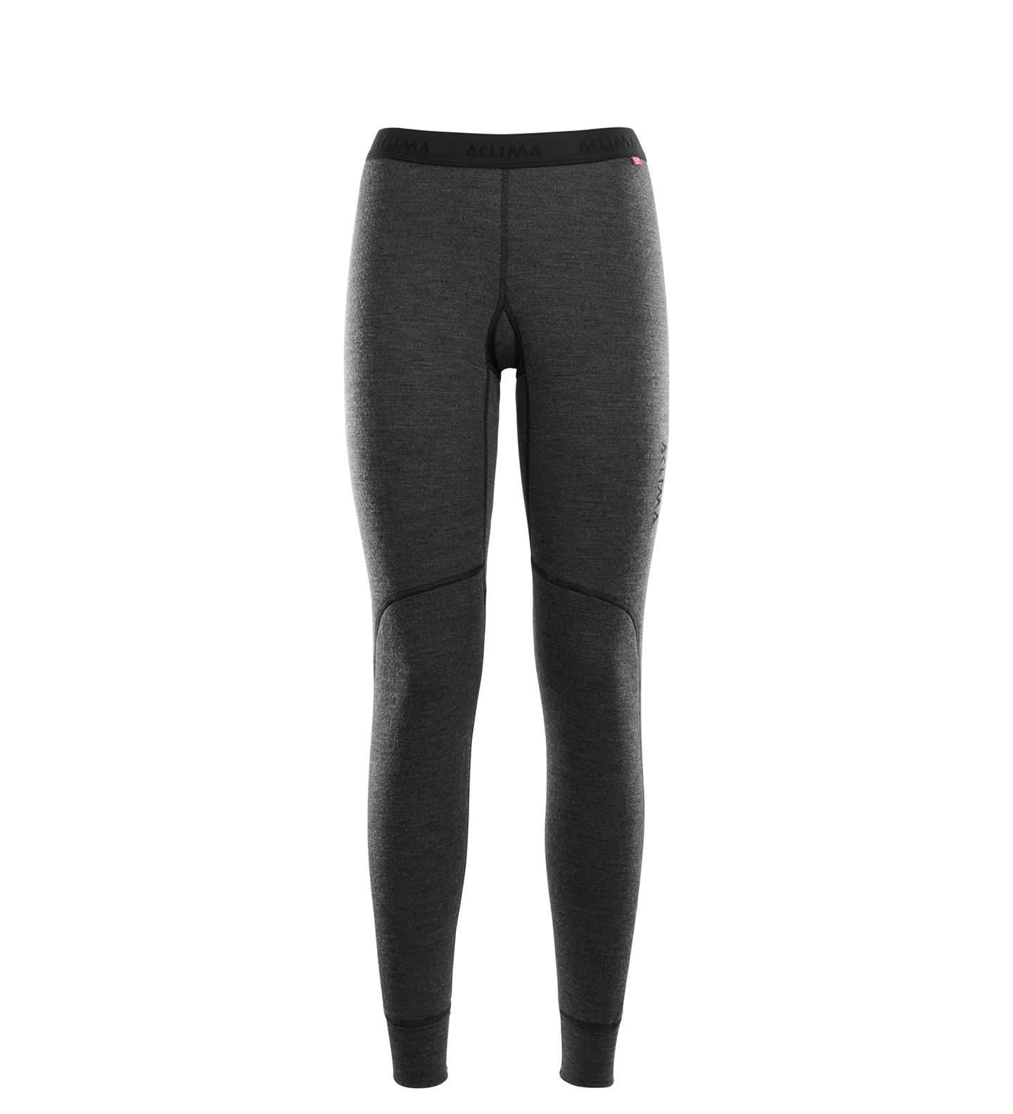 Aclima DoubleWool Longs Womens Marengo/Jet Black