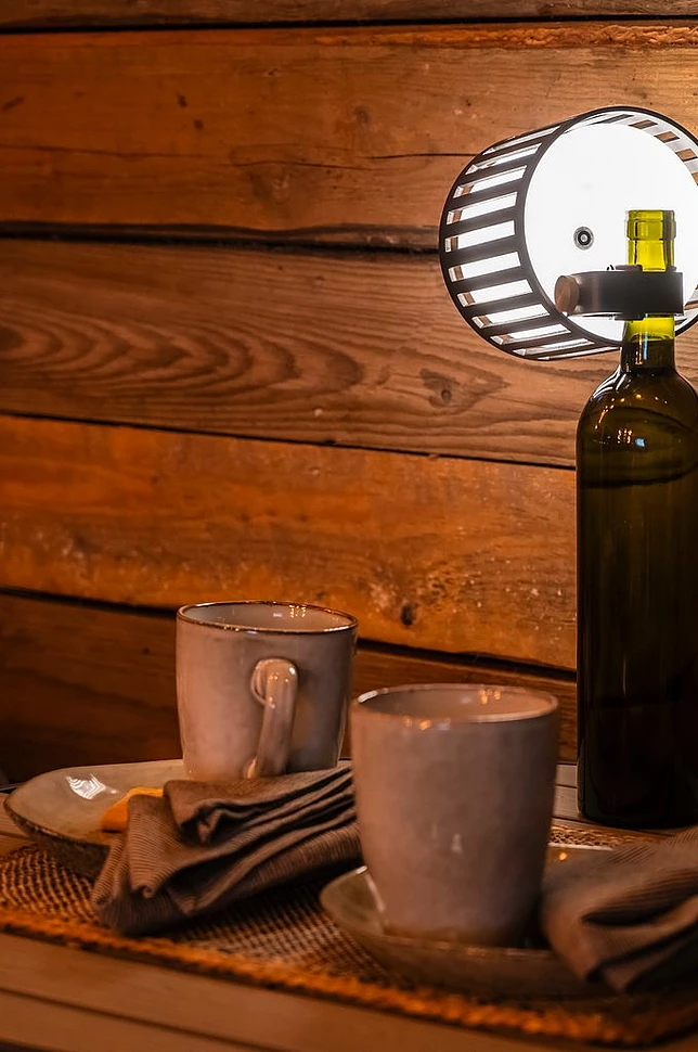 BOTTLE bordlampe oppladbar utendørs