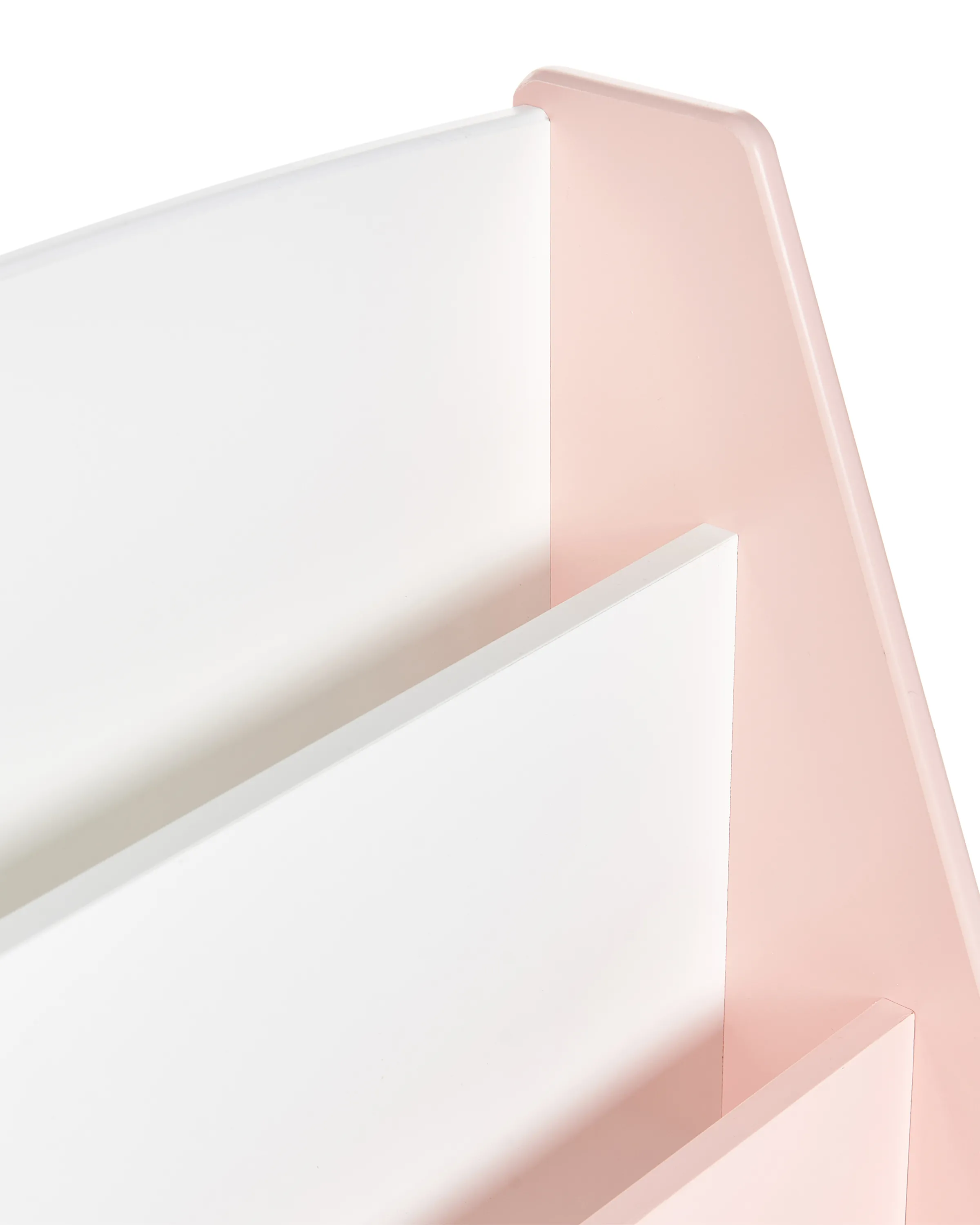Boekenkast met 4 planken LILOET 70 cm Pastelroze