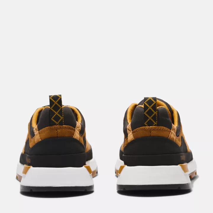 Basket basse à lacets Euro Trekker pour homme en jaune