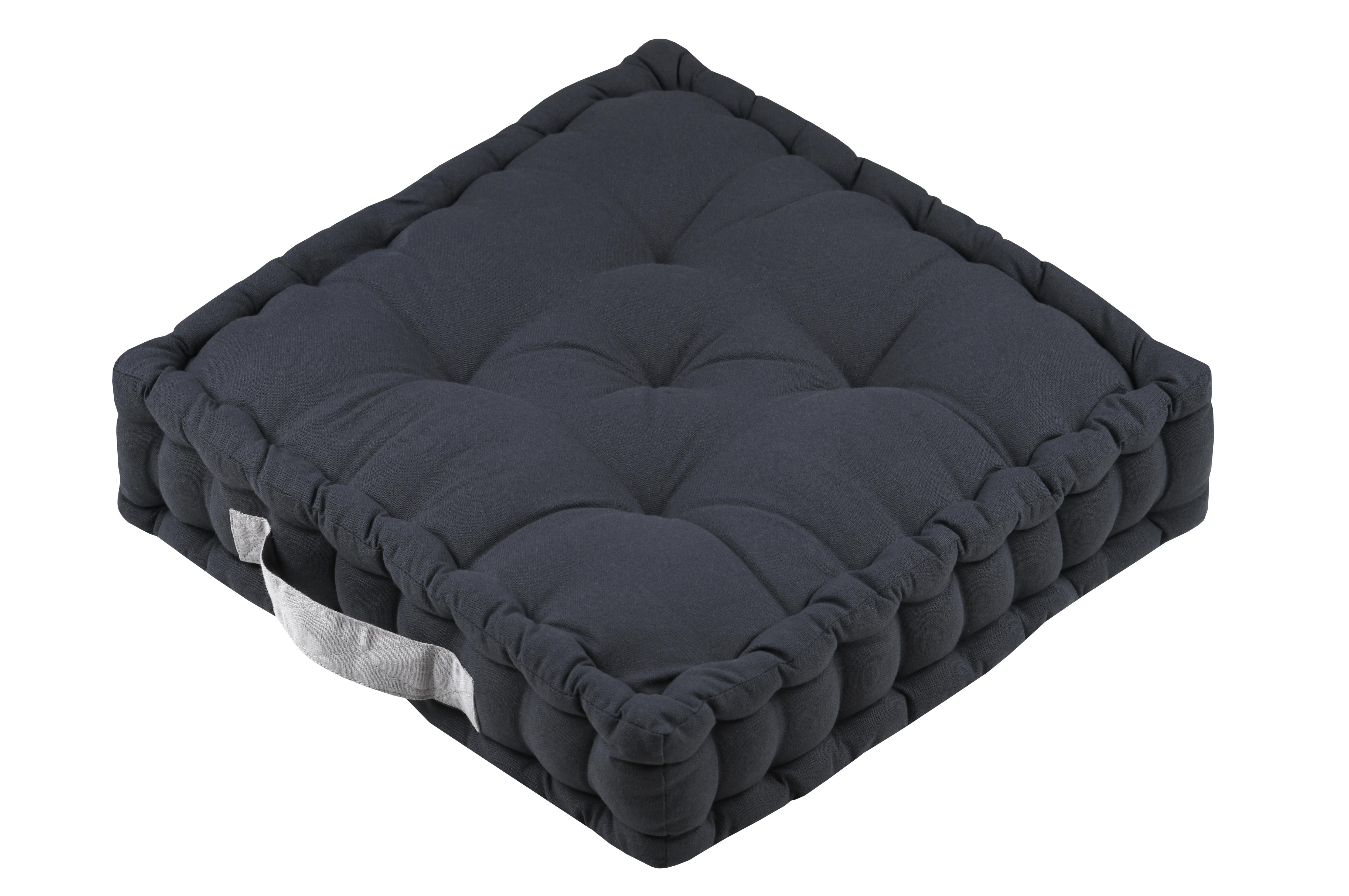 DUO COUSSIN ANTHRACITE SOURIS 45X45X10CM