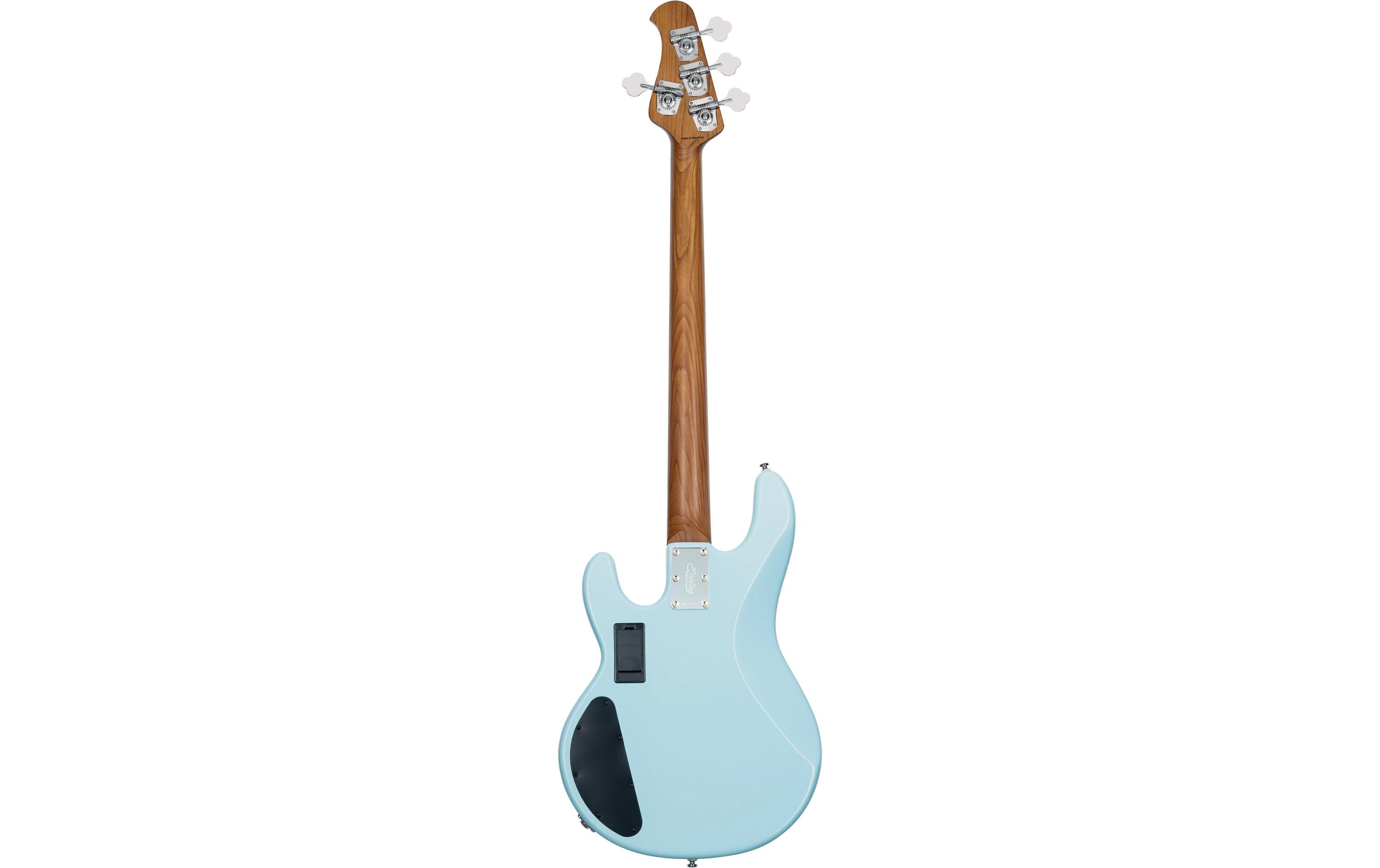 E-Bass StingRay Ray34 HH Daphne Blue<br>4-seitiger Bass mit Aktivelektronik und zwei Humbucker