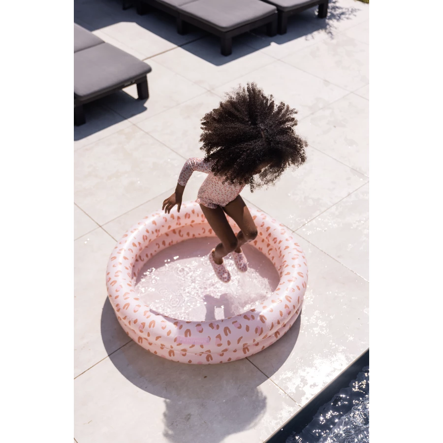 Swim Essentials Printed Children's Pool 100 cm Old Pink Leopard