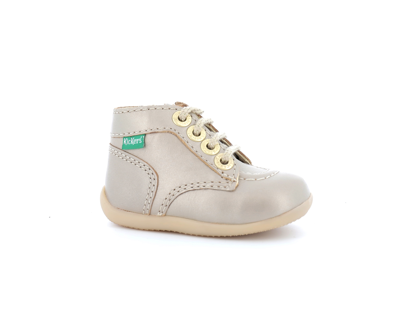 Kickers-BONZIP-2 830288 Cuir Or