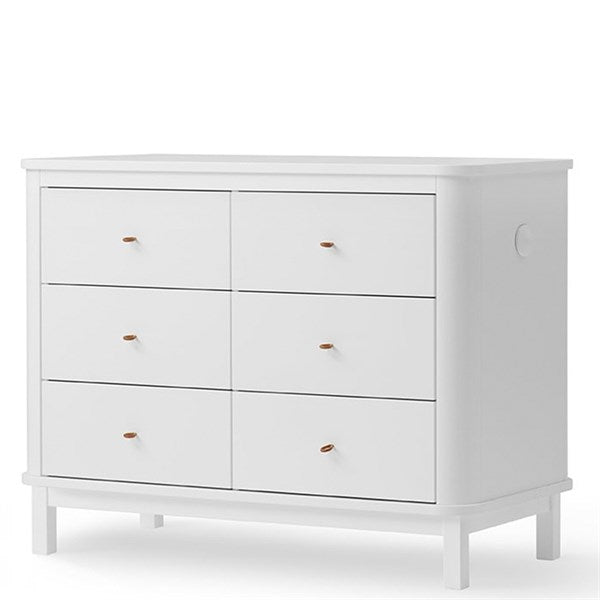 Køb Oliver Furniture Wood Kommode m. 6 Skuffer Hvid