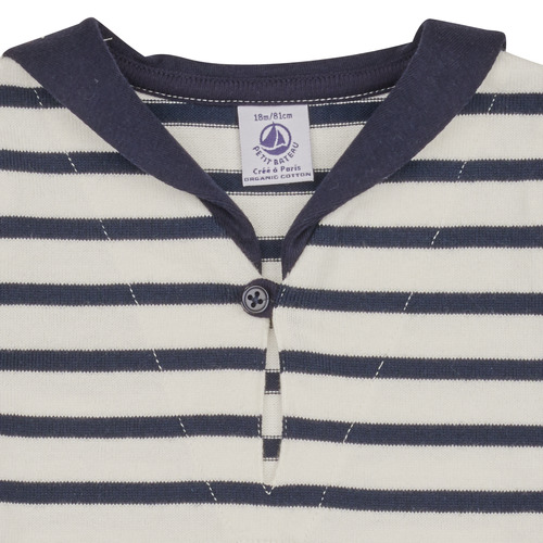 Petit Bateau - FEPIA - Blanc / Marine