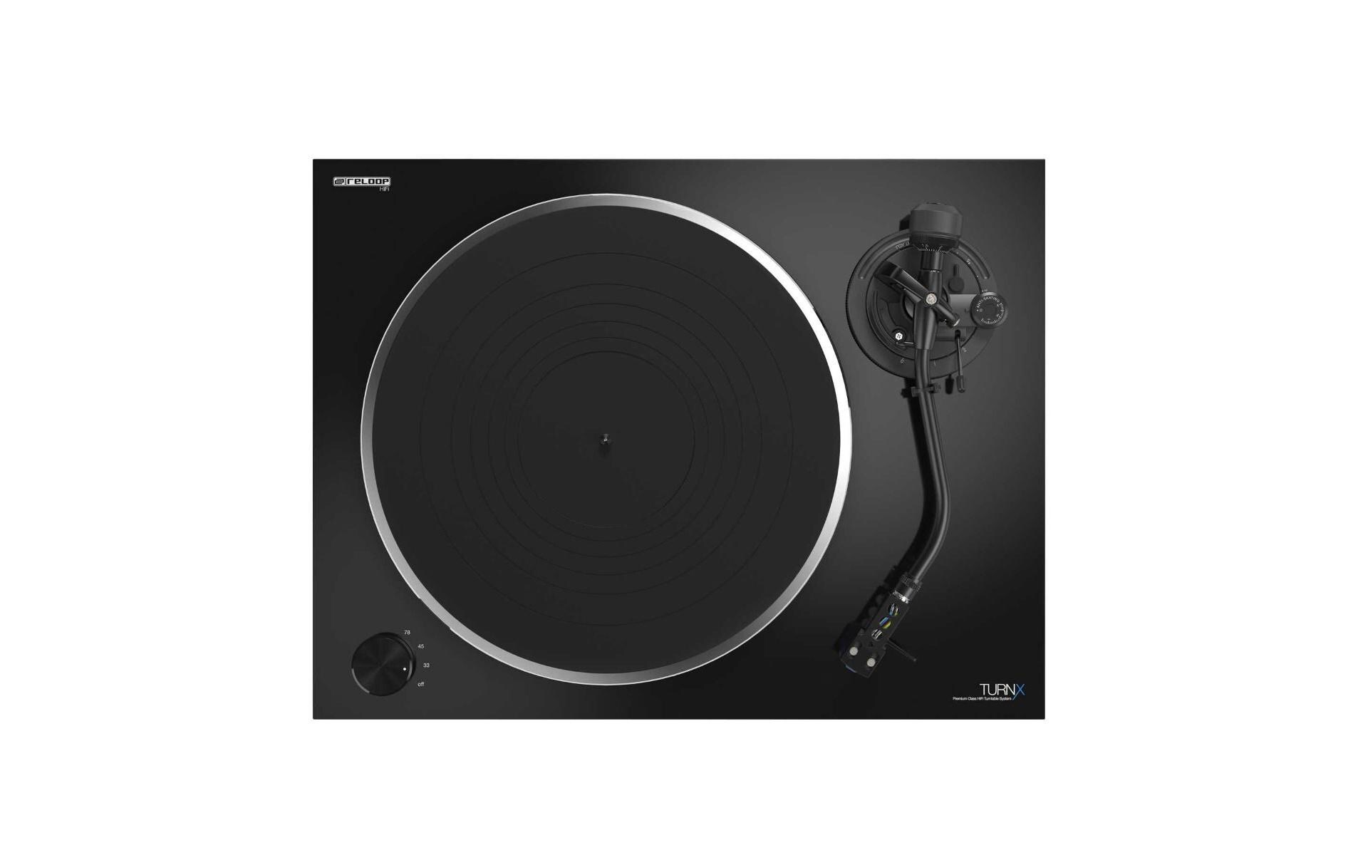 Plattenspieler TurnX Schwarz<br>Plattenspieler mit hervorragender Leistung und Klangtreue