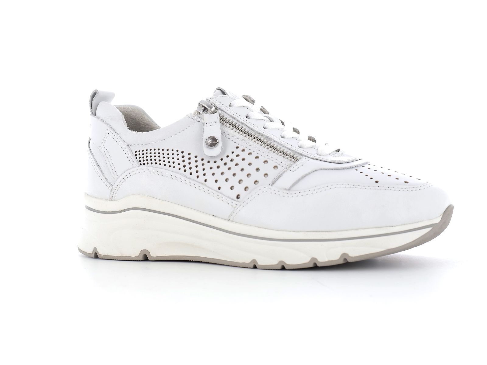 Tamaris-23711 Cuir Blanc