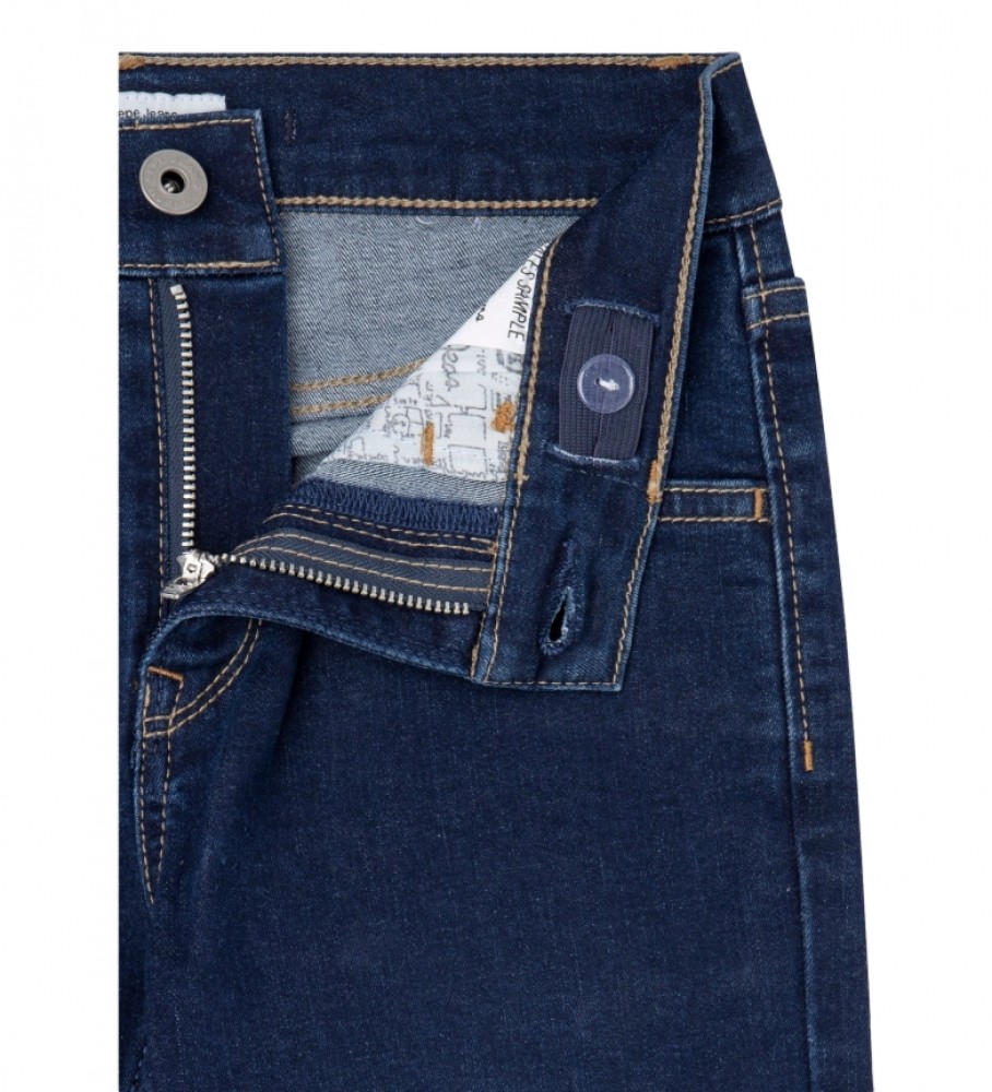 Calça jeans skinny azul marinho escura Pepe Jeans Teo
