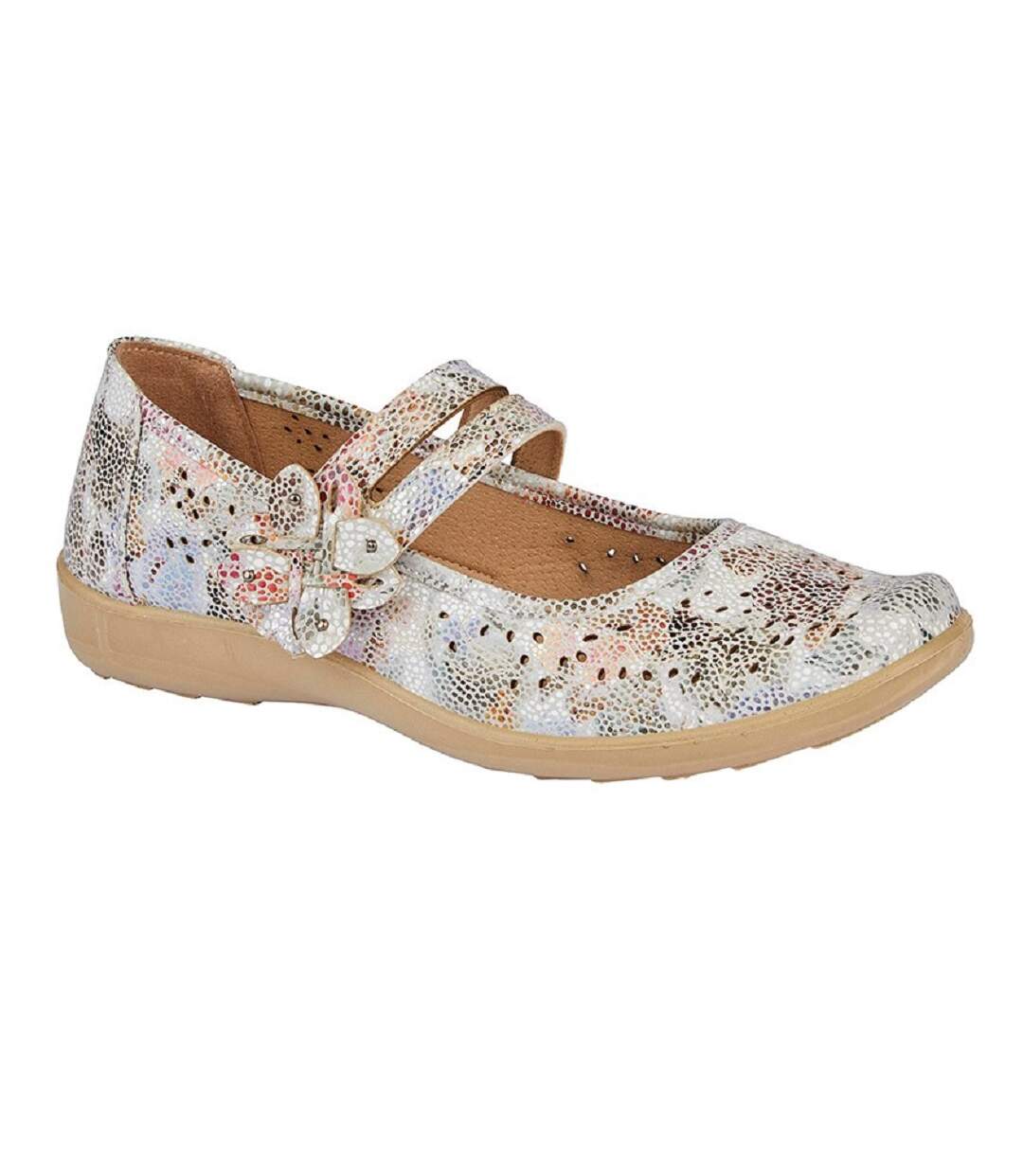 Boulevard - Sandales FLEURS - Femmes (Multicolore) - UTDF1968