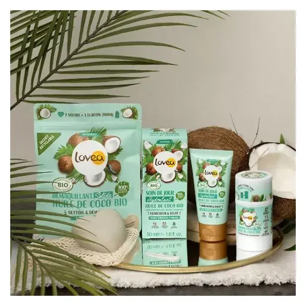 Lovea - Creme Hidratante Diurno - Óleo de Coco Orgânico 50ml