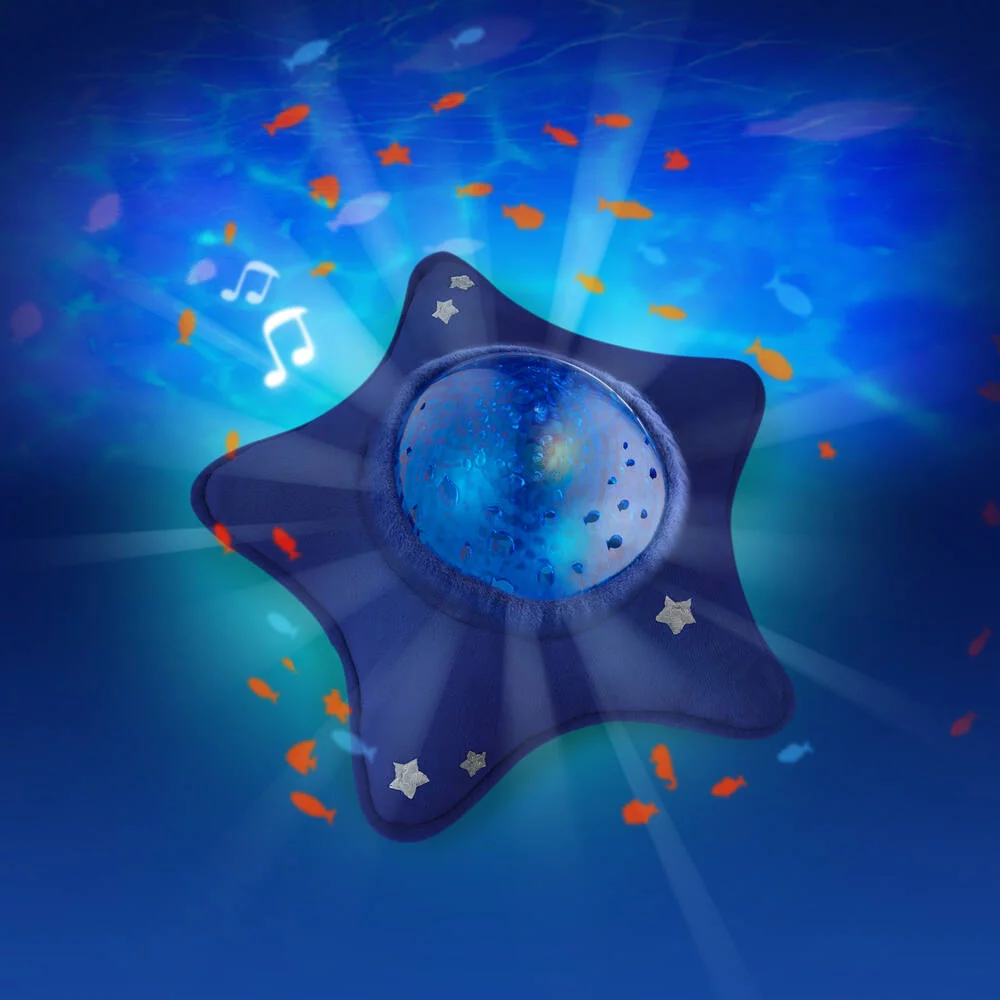 KID'SLEEP AQUA DREAM OCEAN - PROJECTEUR VEILLEUSE MUSICALE ET LUMINEUSE ETOILE