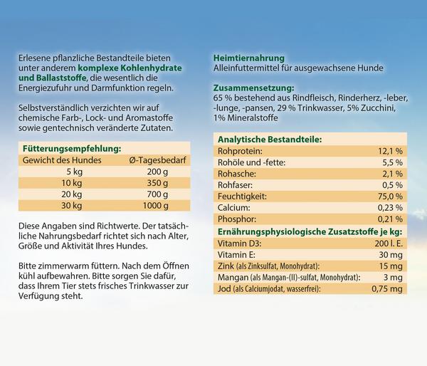 Dehner Best Nature Nassfutter für Hunde Light