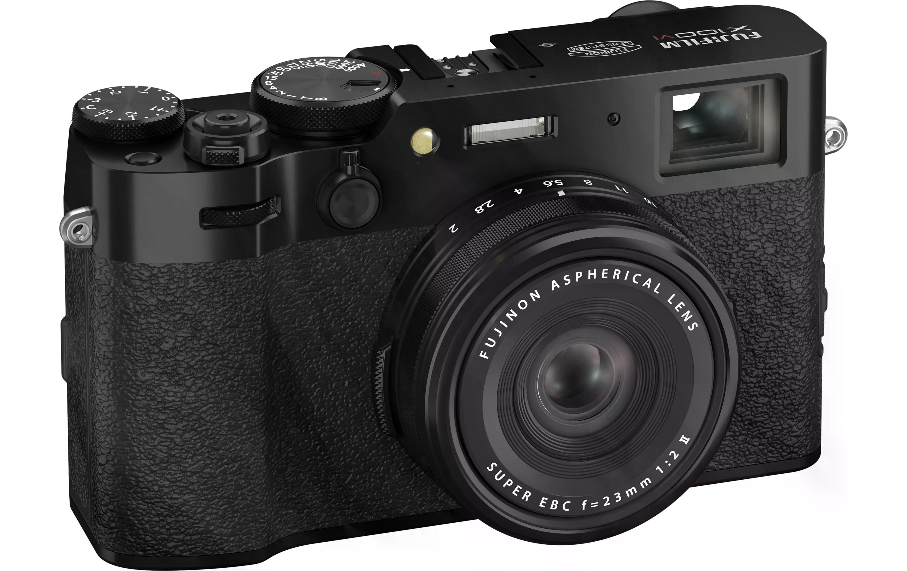 Fotokamera X100VI Schwarz<br>Kompakte Digitalkamera mit anspruchsvollem Design und intuitiver Bedienbarkeit