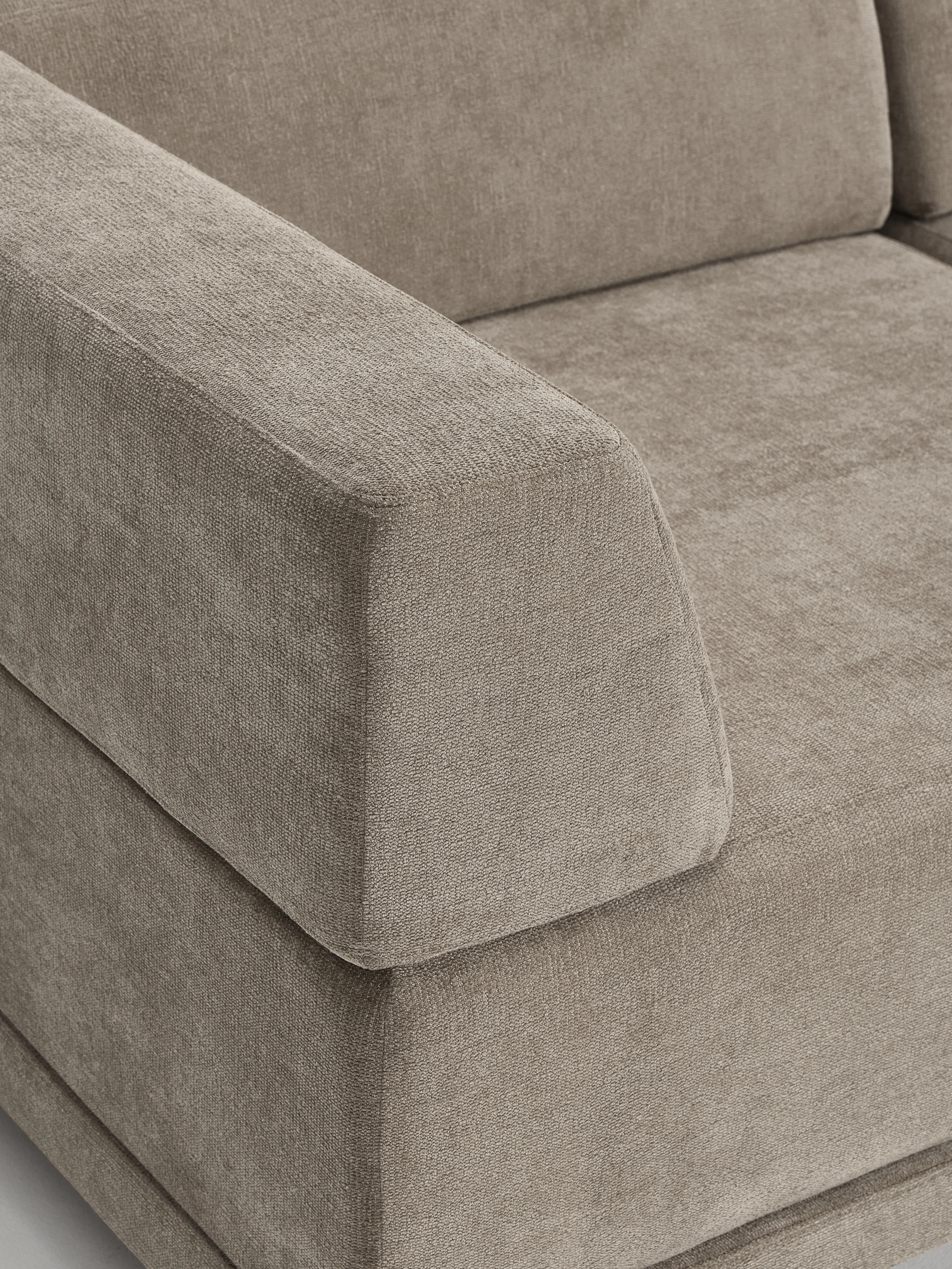 Modulaire hoekbank Colin (4-zits) met salontafel