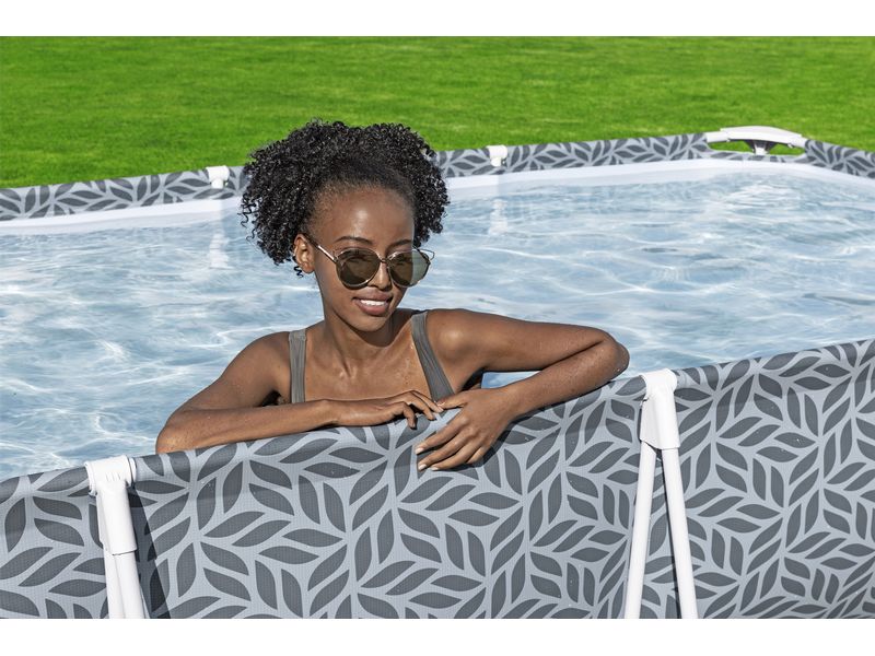 Bestway Pool Steel Pro 366 x 201 x 66 cm 201 x 66 cm Gerahmtes rechteckiges Pool