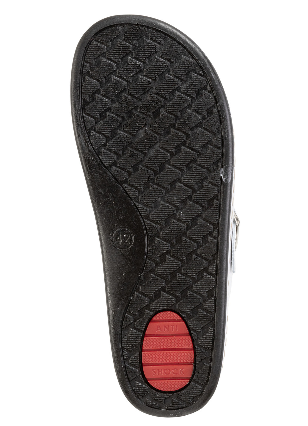 Pantolette aus Nappaleder mit luftiger Perforation