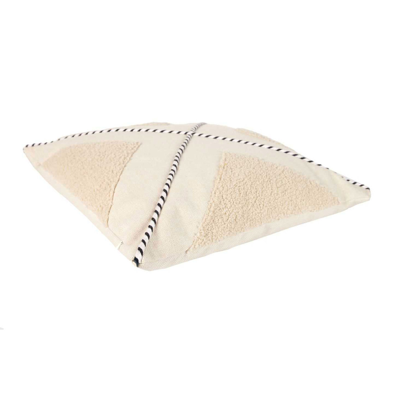 Home Deco Factory Coussin bouclette beige - 40x40 cm