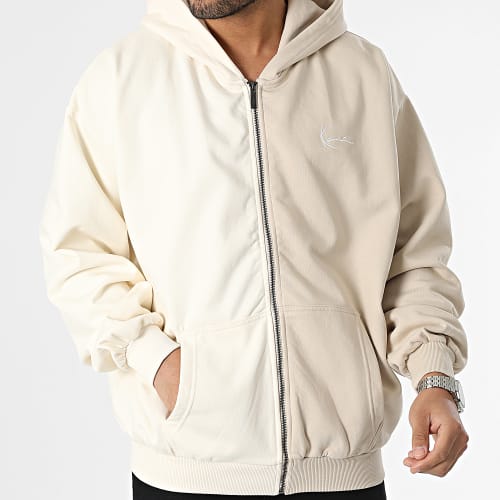 Sweat Zippé Capuche Chest Signature Split 6021391 Beige