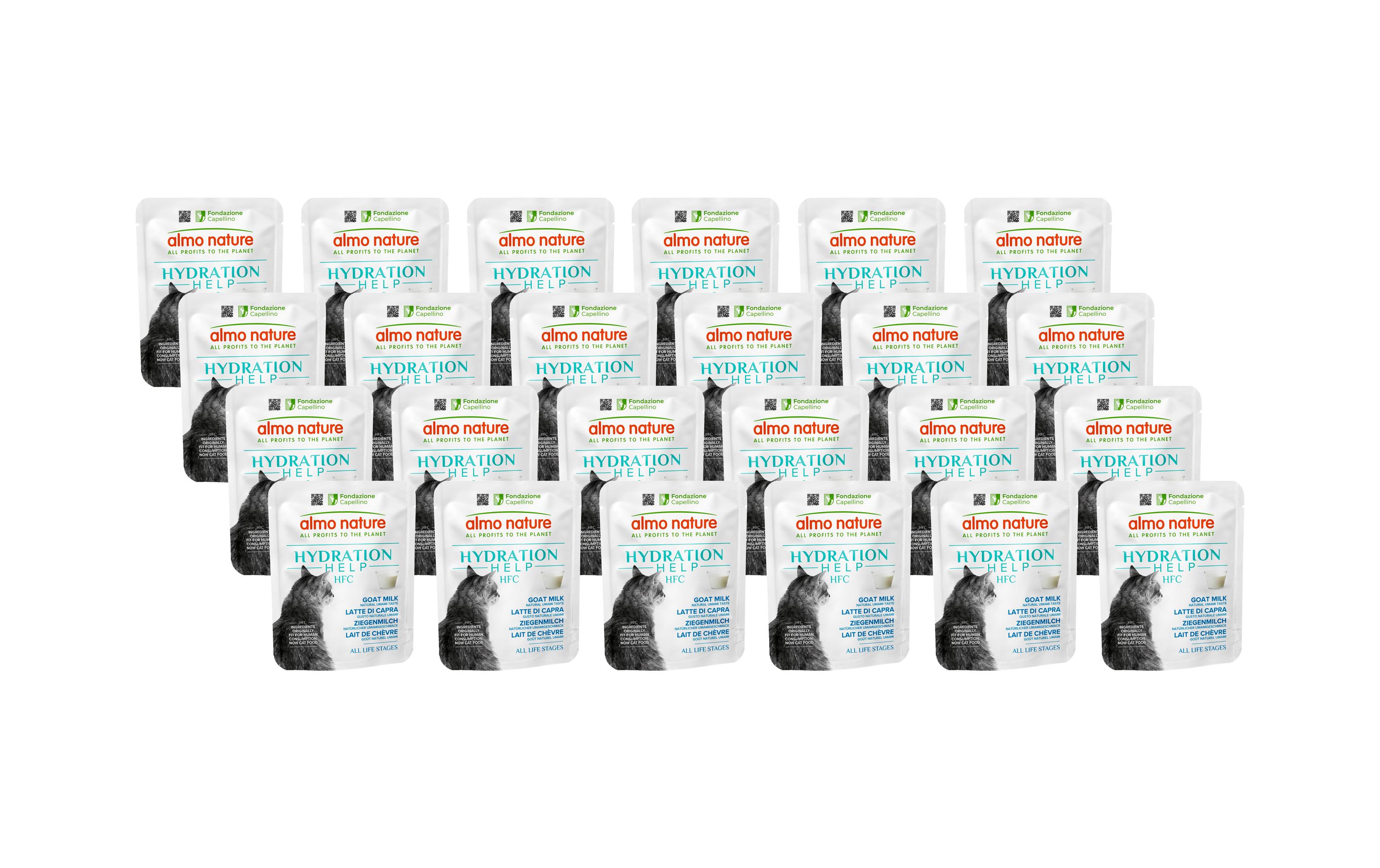 HFC Hydration mit Ziegenmilch 24 x 50 gErfrischende Flüssigkeit und nährstoffreiche Unterstützung für die Katze
