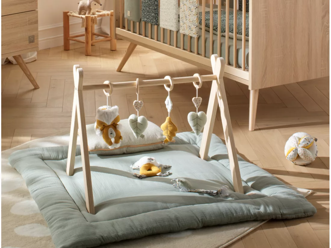 Arche d'éveil bois avec 4 jouets