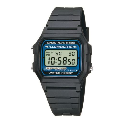 Casio Collection F-105W-1AWYEF Digitalur, Sort, 39 mm