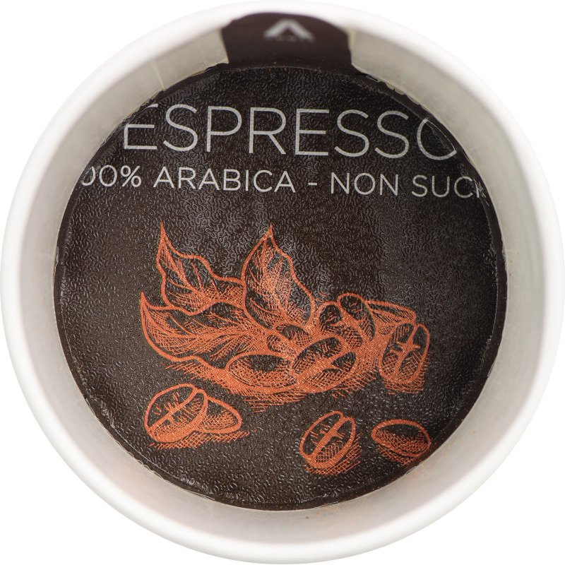 Gobelet carton operculé prédosé Expresso 18 cl