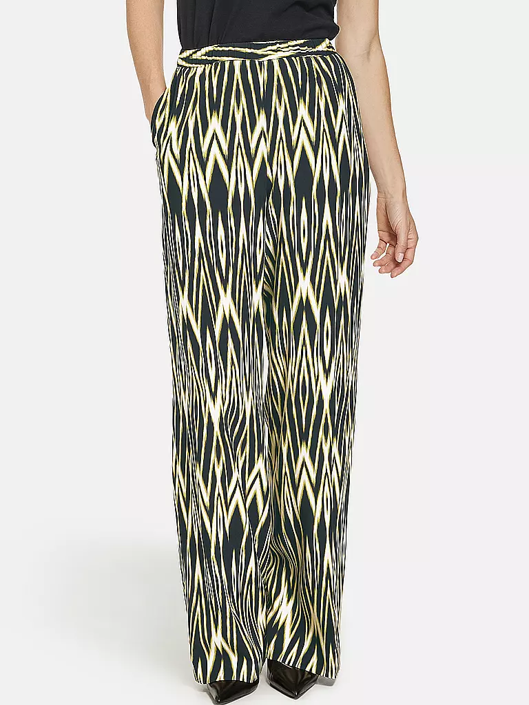 GERRY WEBER Marlenehose schwarz