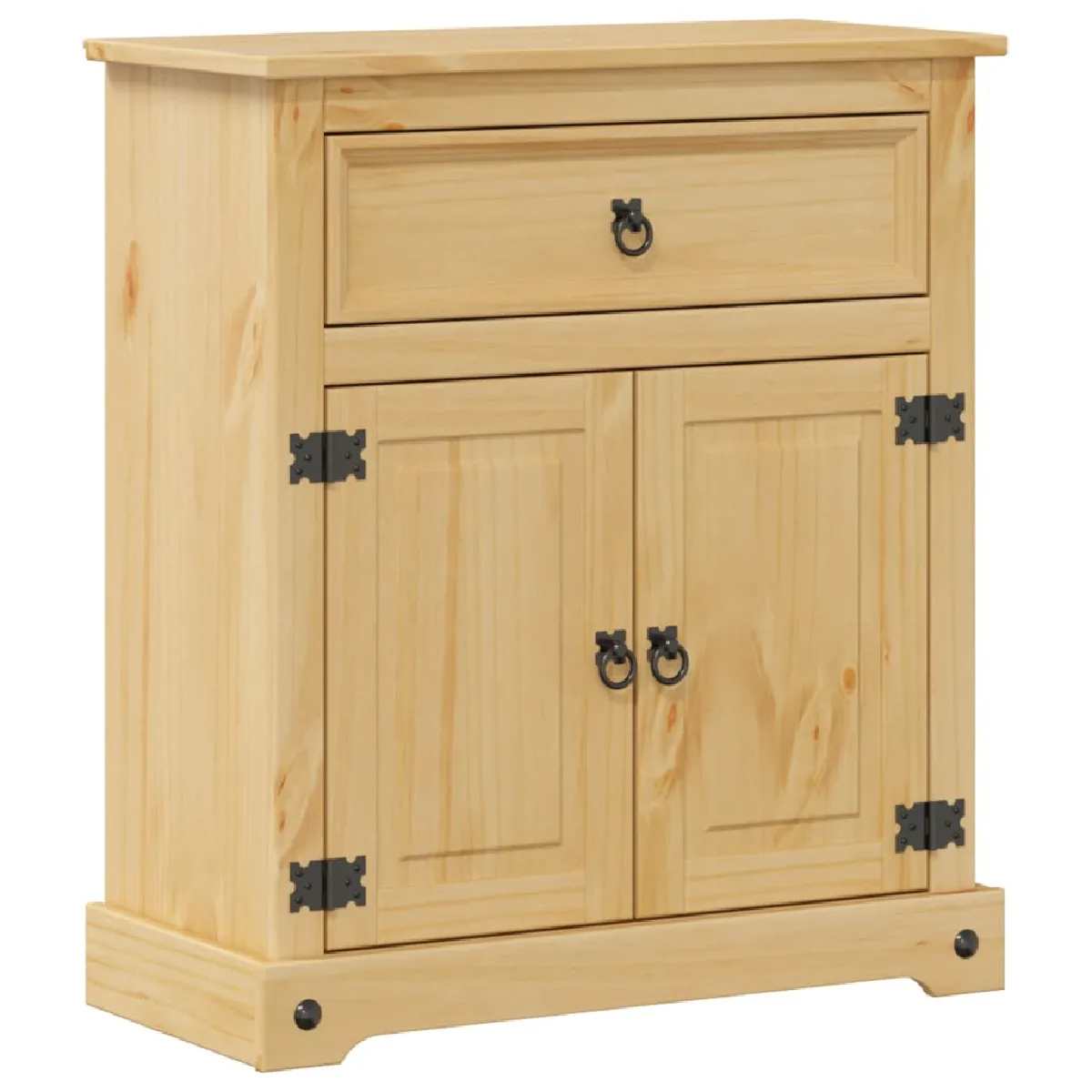 VidaXL Armoire Salle de Bain - Bois de Pin Massif