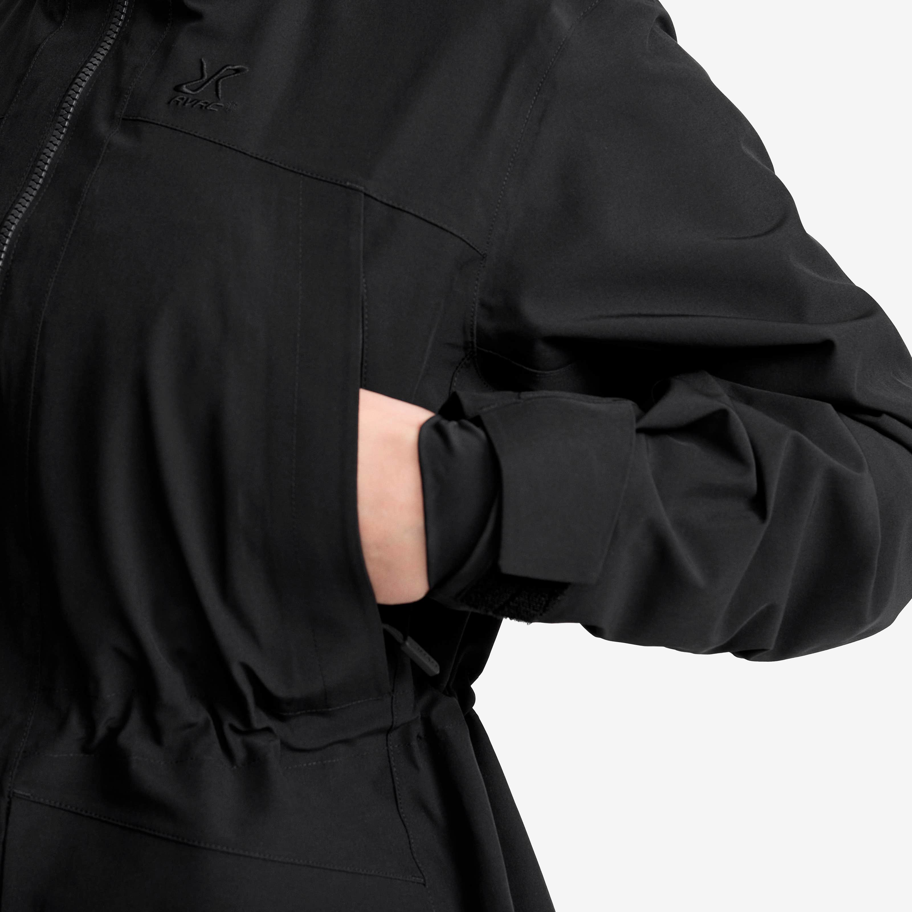 Nevis 2L Parka Dame Black