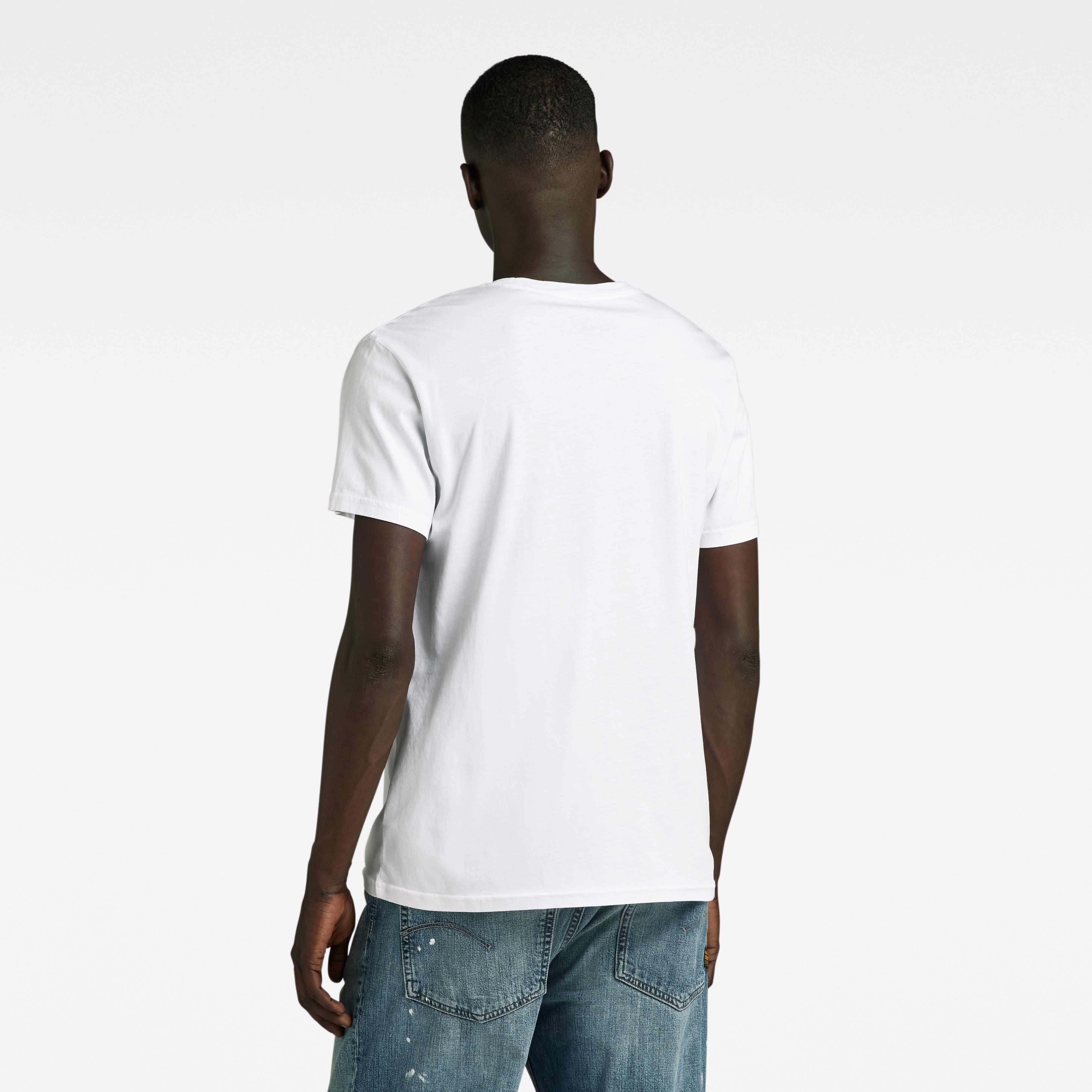 G Star Distressed Logo T Shirt