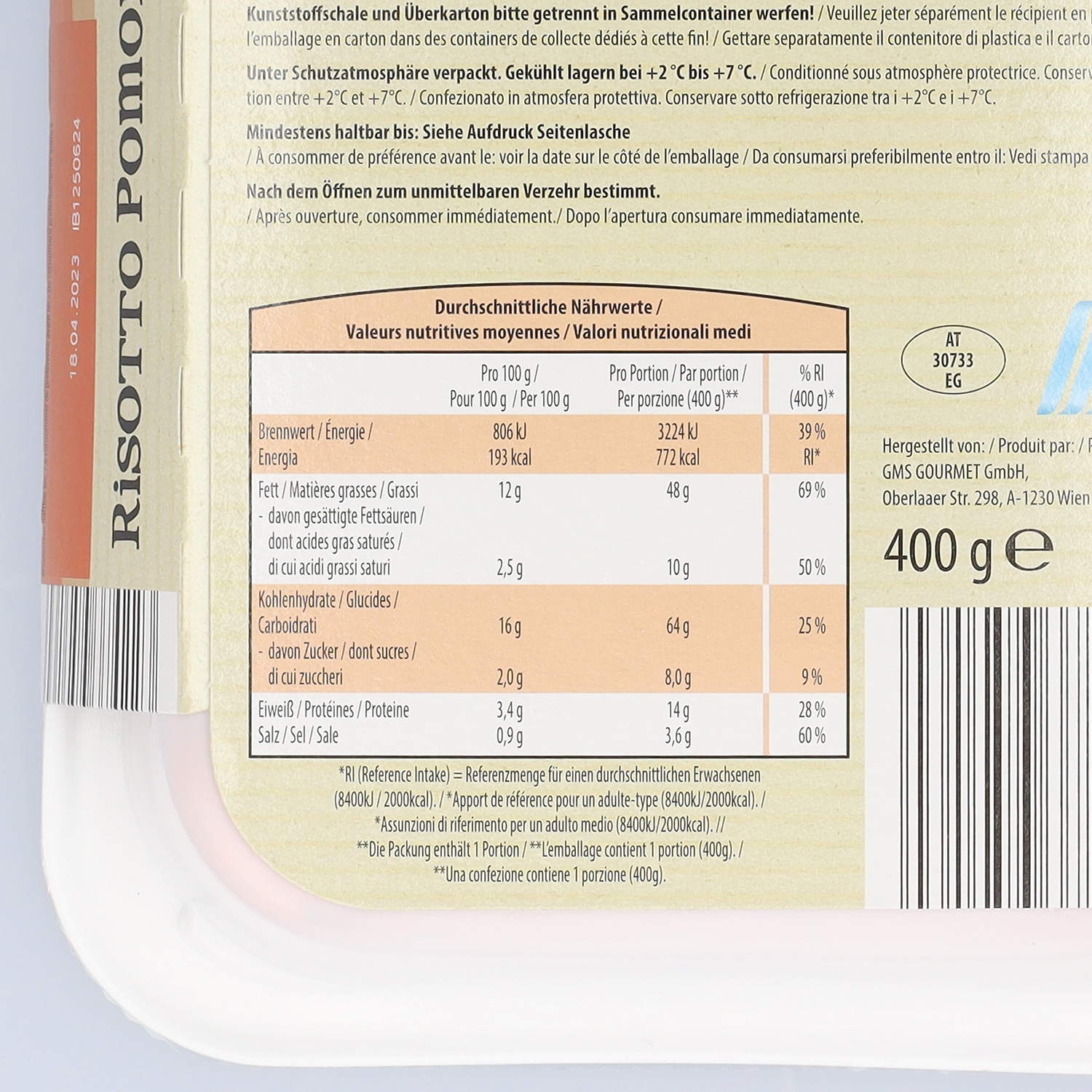 GOOD CHOICE Risotto, Tomate 400 g