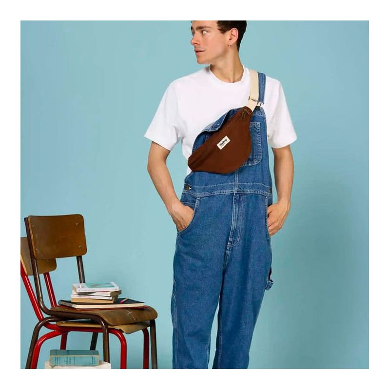 Sac banane Olivia 32 cm Chocolat
