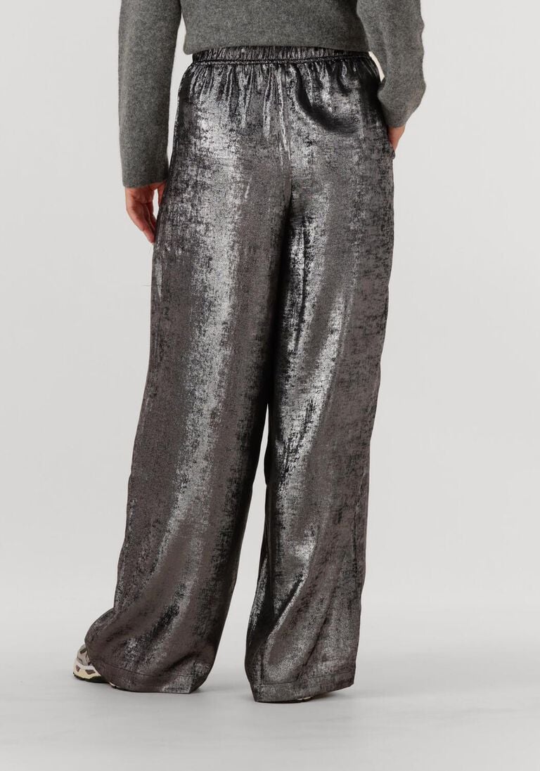 antraciet knit-ted wijde broek metally