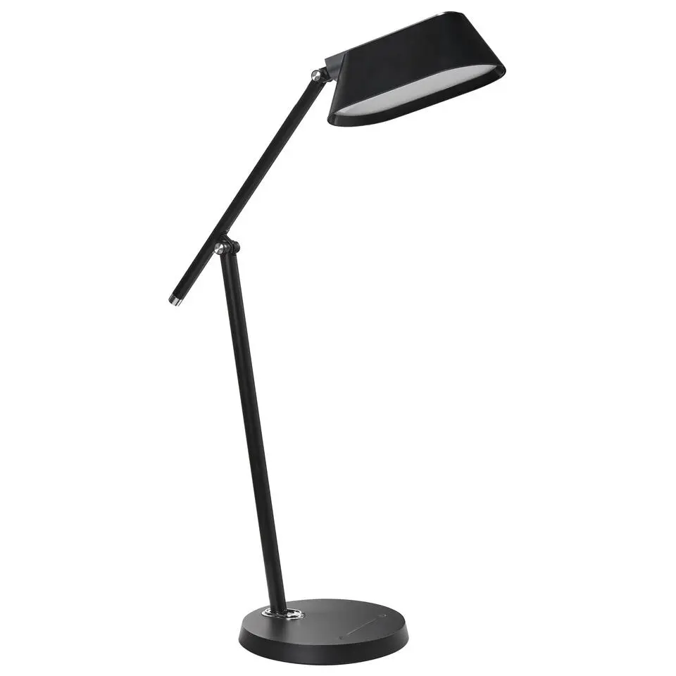 LEONIS - Bureaulamp LED - Zwart - Synthetisch materiaal